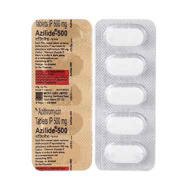 Azilide 500 Tablet