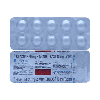 Bilaset M 20mg/10mg Tablet