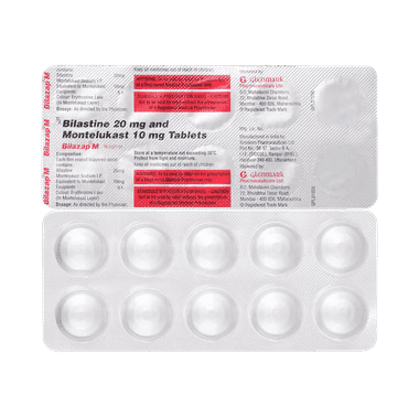 Bilazap M 20mg/10mg Tablet