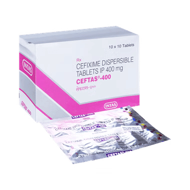 Ceftas 400 Tablet DT