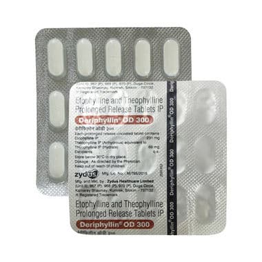 Deriphyllin OD 300 Tablet PR