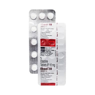 Ebast 10mg Tablet