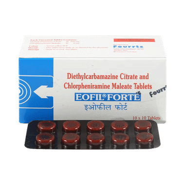 Eofil Forte 250mg/4mg Tablet