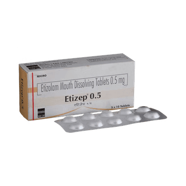 Etizep 0.5 Tablet MD