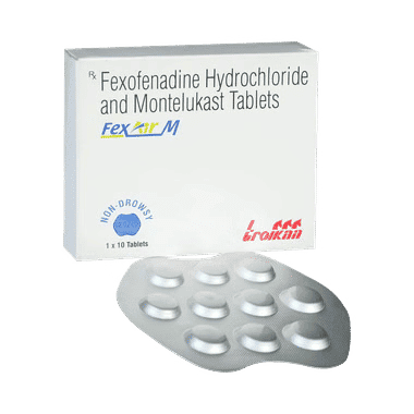 Fexair M 10mg/120mg Tablet