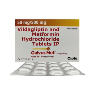 Galvus Met 50mg/500mg Tablet