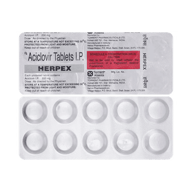 Herpex 200mg Tablet