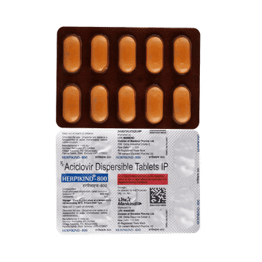 Herpikind 800mg Tablet