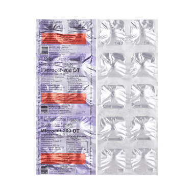 Microcef 200mg Tablet DT