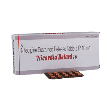 Nicardia Retard 10 Tablet SR