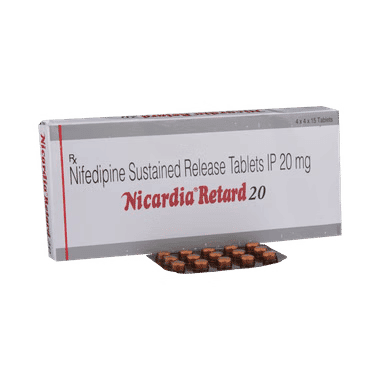 Nicardia Retard 20 Tablet SR
