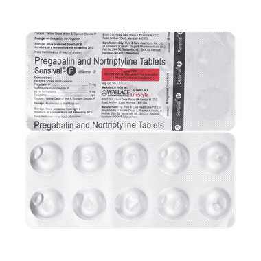 Sensival P 75mg/10mg Tablet