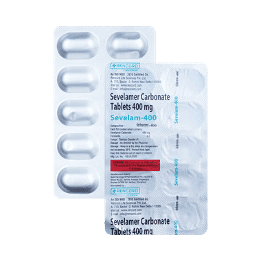 Sevelam 400 Tablet