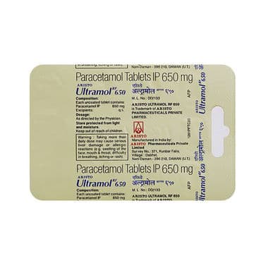 Ultramol RF 650mg Tablet
