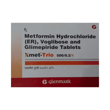 Xmet-Trio 500/0.2/1 Tablet ER