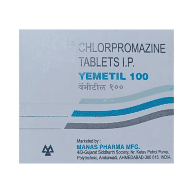 Yemetil 100mg Tablet
