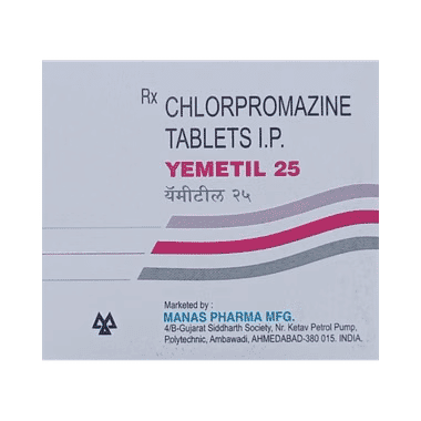 Yemetil 25mg Tablet