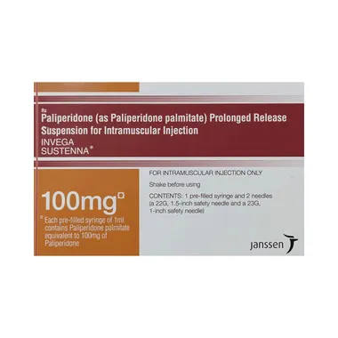 Invega Sustenna 100mg Injection